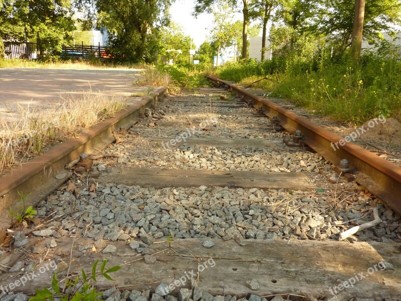 Train Railway Line Rails Transport Leave