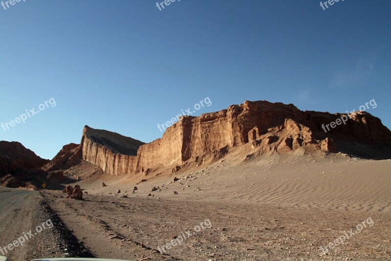 Chile Atacama Desert Moon Valley Southamerica Tourism