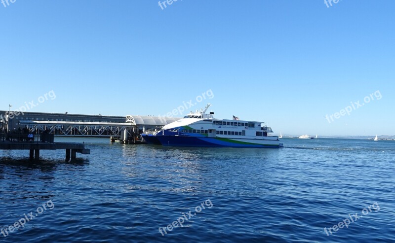 Cruise Liner Ship Terminal Pier Ferry Building