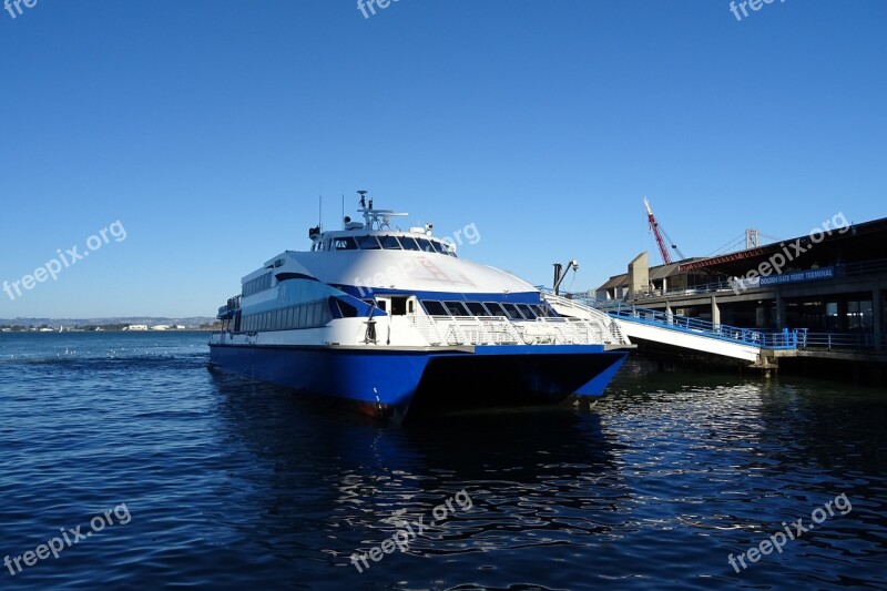 Cruise Liner Ship Terminal Pier Ferry Building