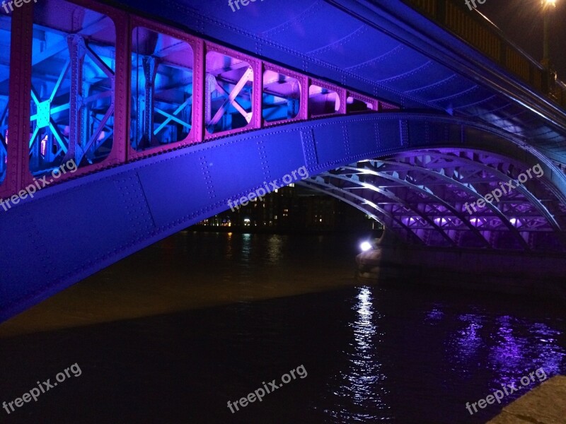 Bridge River Thames London River Thames