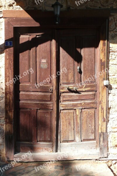 Front Door Alanya Turkey Old Antique