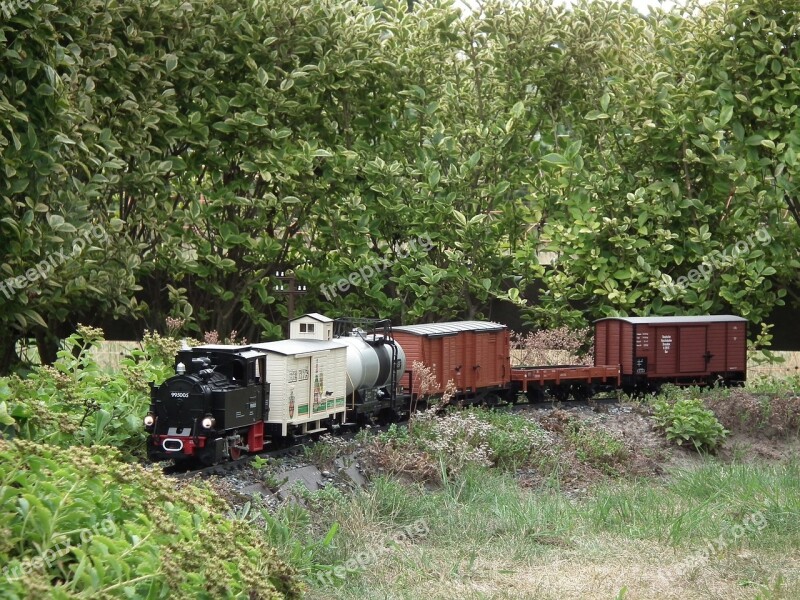 Garden Railway Steam Locomotive Freight Train Lgb Model Train