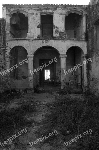 Stone House Old House Old Building Stone Wall House Abandoned