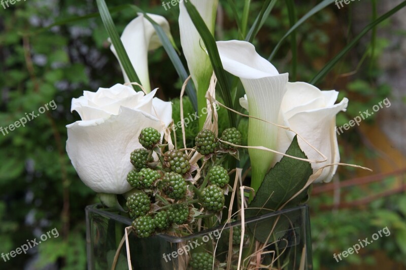 Wedding Callas Flower Rose Blossom