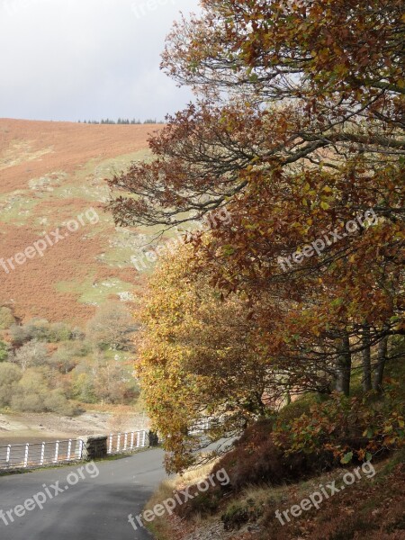 Wales Autumn Fall Rural Landscape