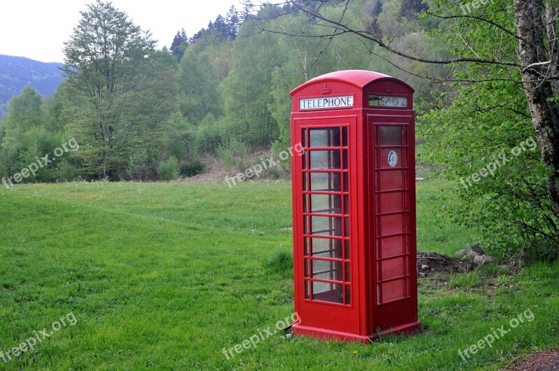 Unusual Phone Box Vosges Free Photos