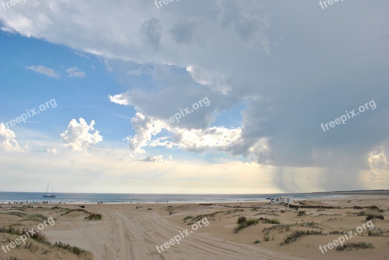 Uruguay Beach Clouds Sky Sea