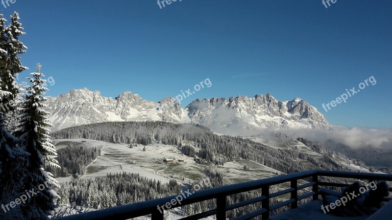 Kitzbühel Wilderkaiser Mountain Alpine Mountains