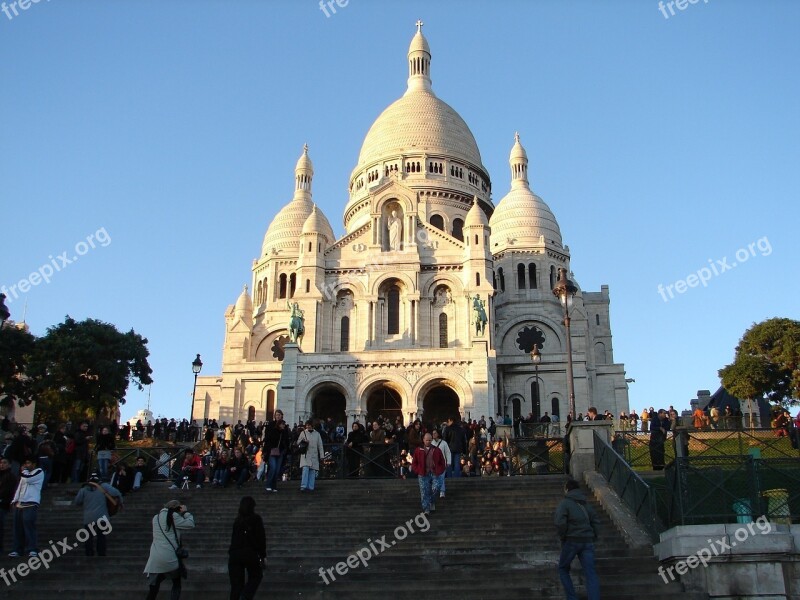 Sacré Cœur Montmarte Paris Architecture Church