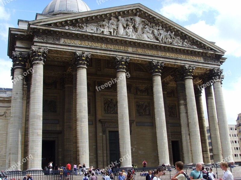 Pantheon Latin Quarter Paris Mausoleum Landmark