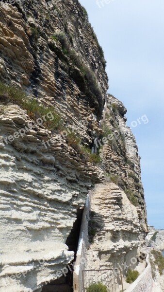 Corsican Staircase Corse-du-sud Mountain Free Photos