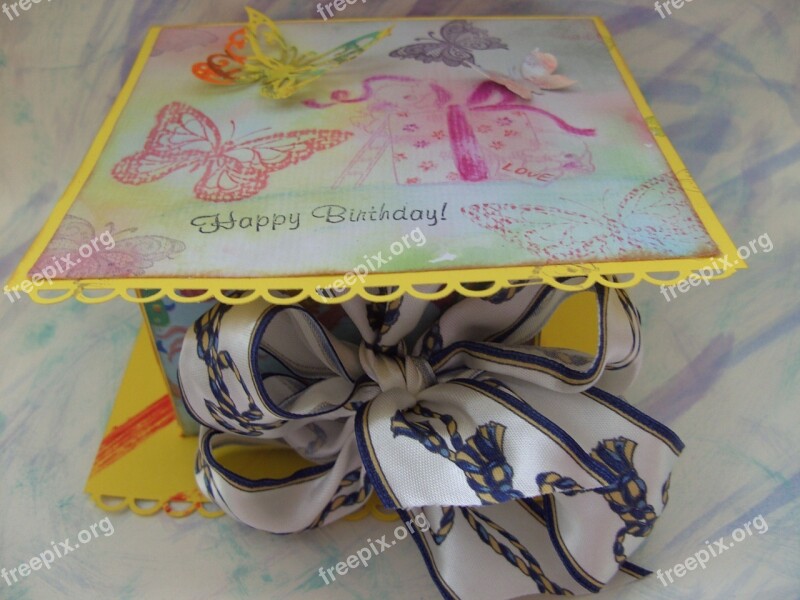 Gift Present Birthday Ribbon Birthday Present