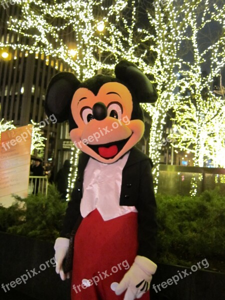 Mickey Mouse New York City Christmas In Nyc Free Photos