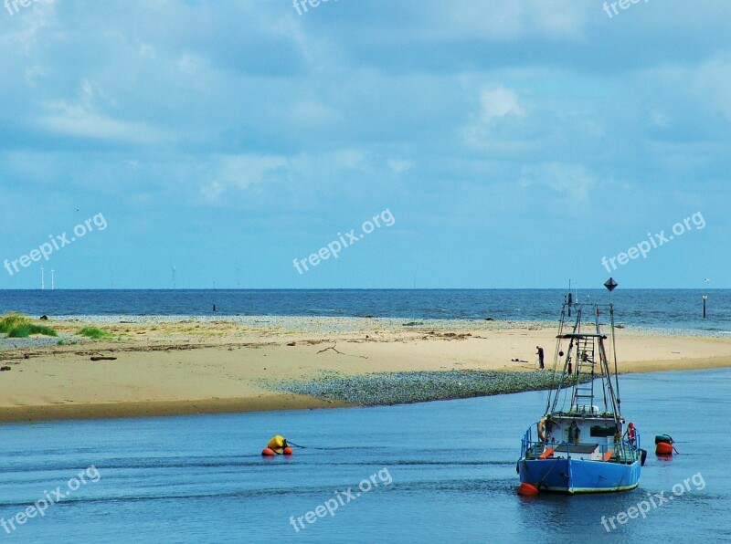 Boat Bay Sea Water Landscape