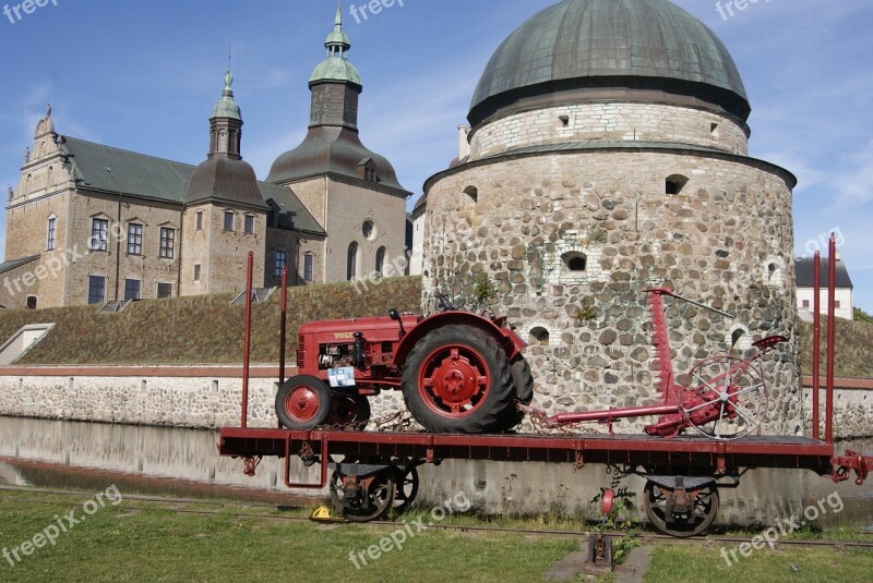 Castle Antique Tractor Sweden Farming