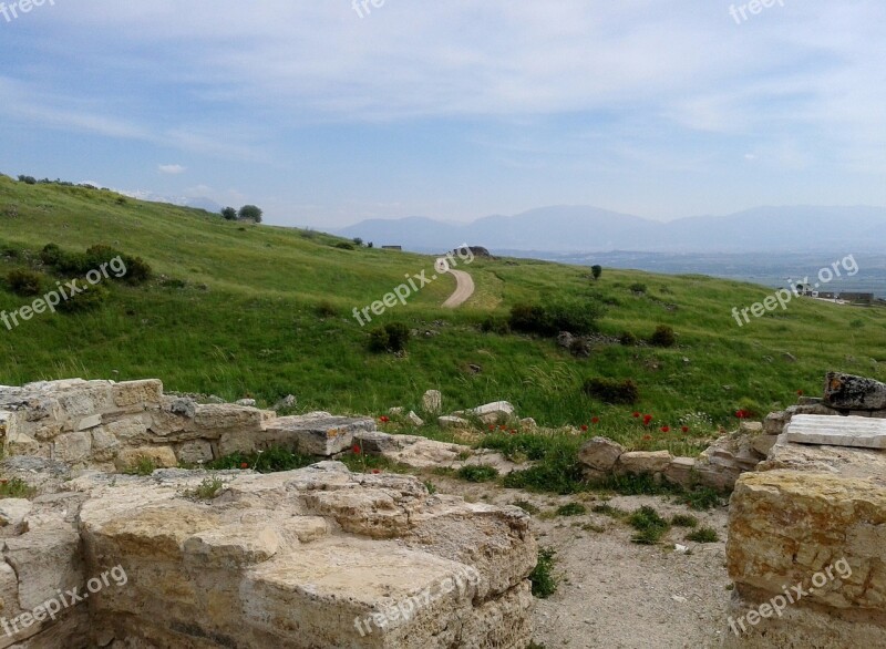 Landscape Denizli Turkey Path Free Photos