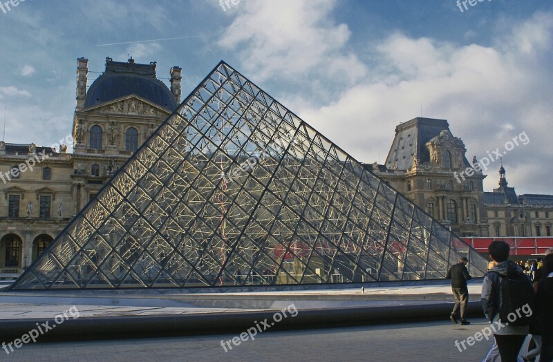 Pyramid The Design Of The Metal Glass Building