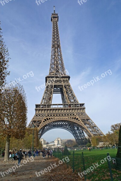 Tower Eiffel Tower The Centre Of Paris Building