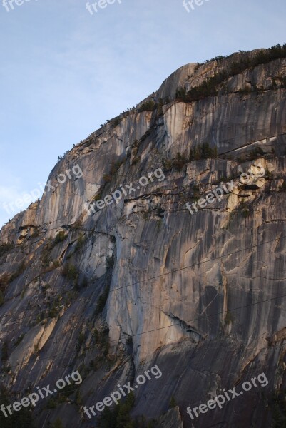 Cliff Canada Whistler Rock Scenic