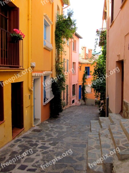 Street Collioure Pyrénées-orientales France Free Photos