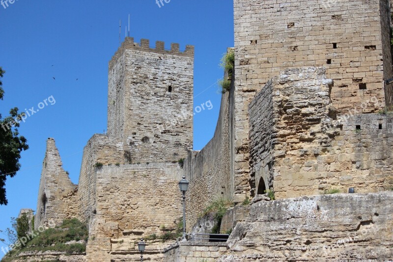 Castle Torre Rocca Enna Sicily