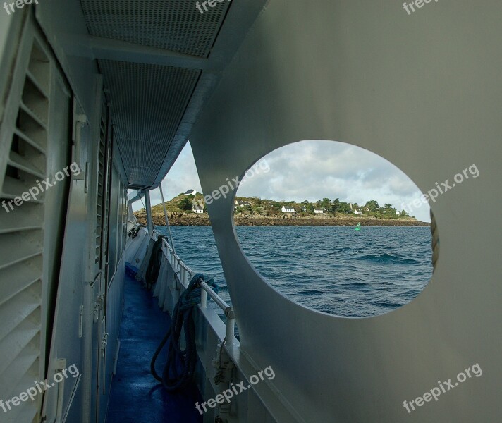 France Normandy Chausey Islands Ferry Free Photos