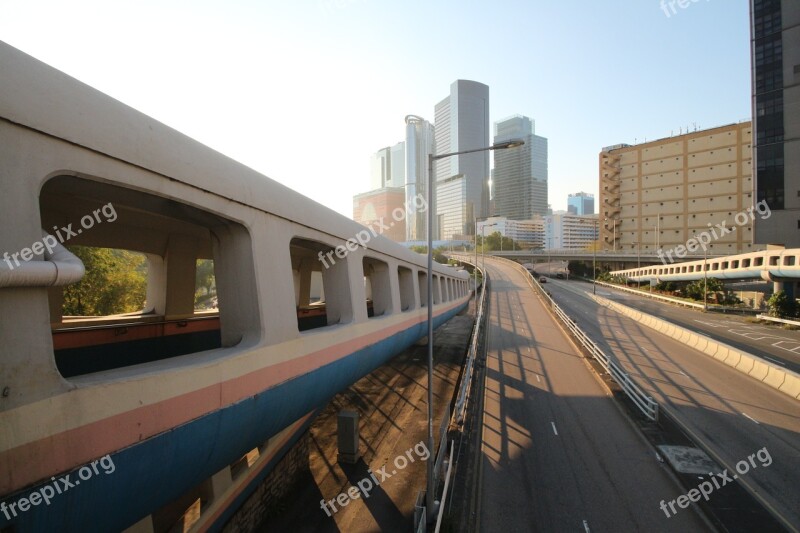 Hong Kong Flyover Tower Free Photos