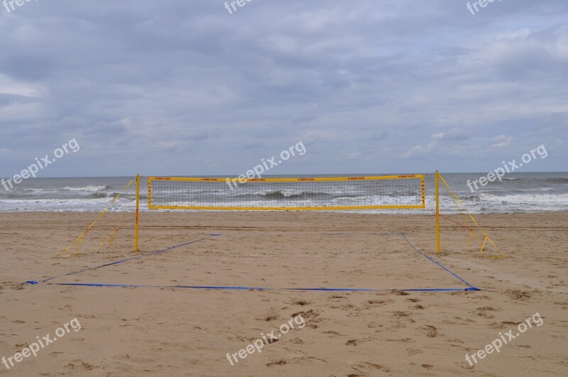 Beach Beach Volleyball Sportive Volleyball Field