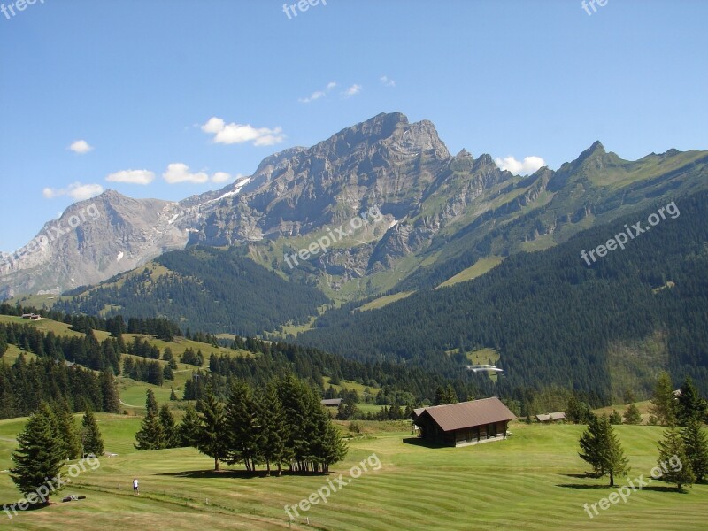 Swiss Switzerland Europe Landscape Mountain