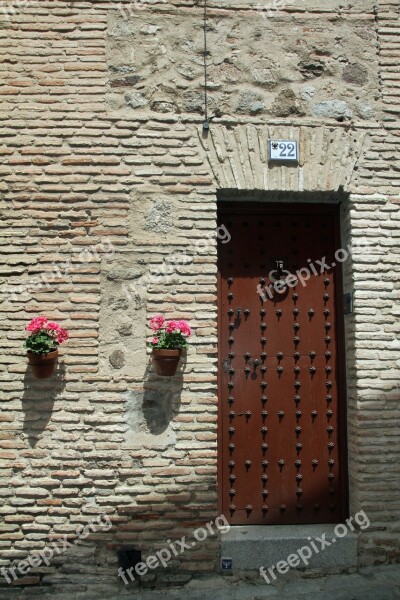 Door Toledo Spain Travel Tourism