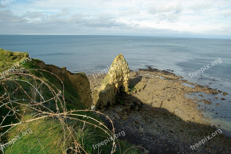 Normandy Landing June 44 Pointe Du Hoc Free Photos