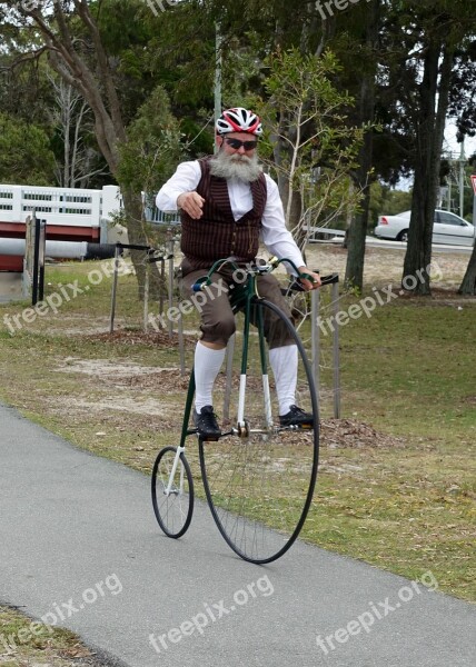 Penny Farthing Bicycle Vintage Antique Transportation