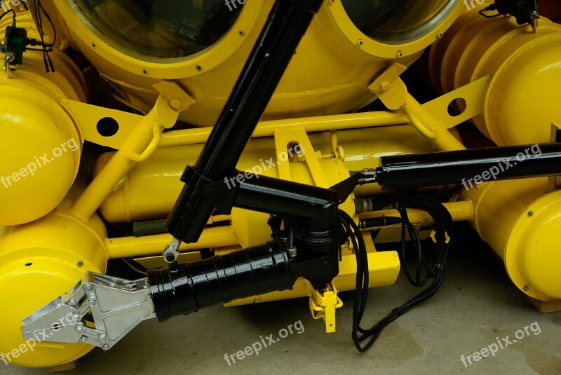 Submarine Exploration Arm Clamp Robot