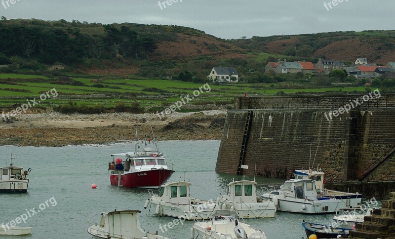 Normandy Port Fishing Wharf Free Photos