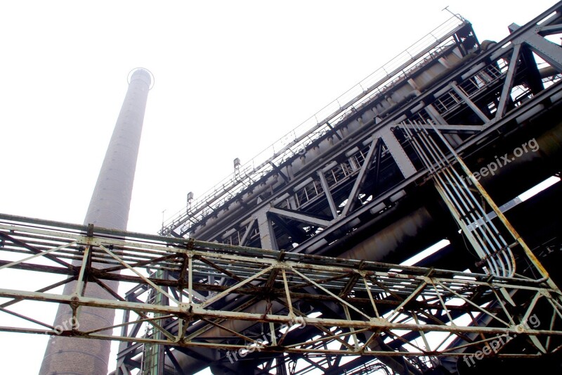 Industry Chimney Industrial Plant Factory Factory Chimney