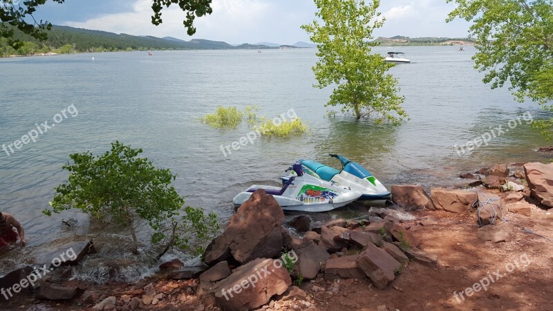 Jet Ski Lake Water Summer Ski