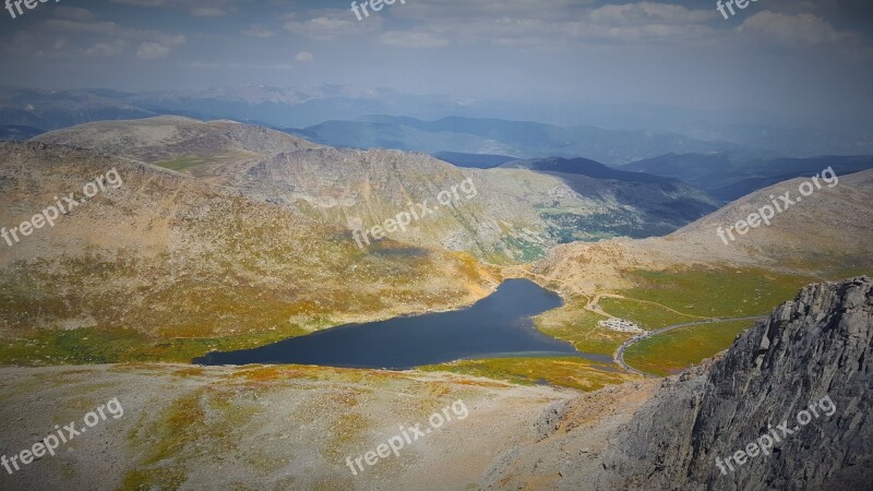 Mt Evans Lake Heart Colorado Sky