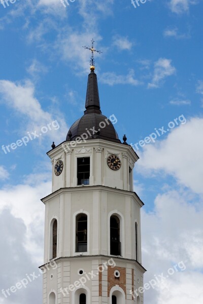 Vilnius Lithuania Eastern Europe Facade Historic Center