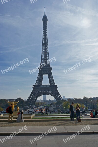 Eiffel Tower Tower The Design Of The Building Architecture