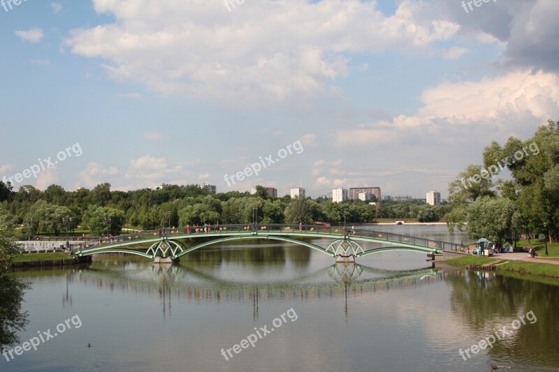 Tsaritsyno Park Castle Park Schlossgarten Chernaya Grjas