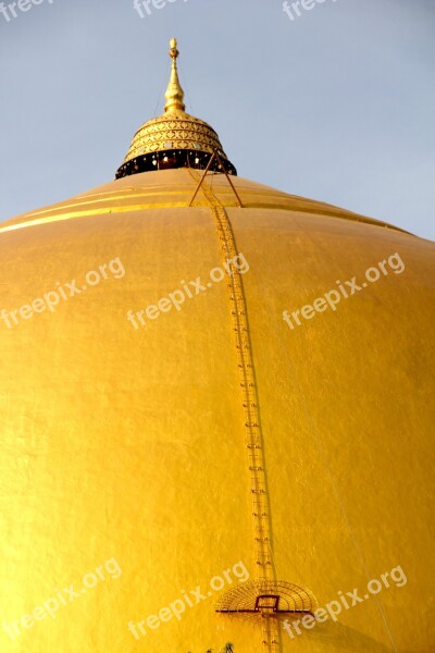 Dome Pagoda Temple Asia Myanmar