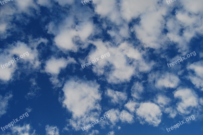 Blue Skies Blue Sky White Cloud