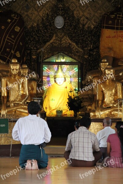 Faith Pray Buddhism Religion Illuminated