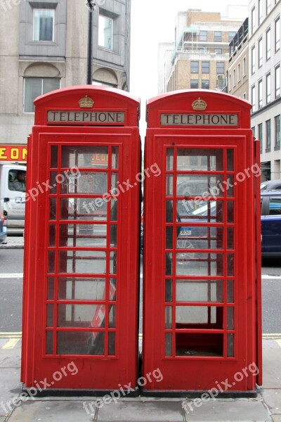 Phone Booth Red London Dispensary England