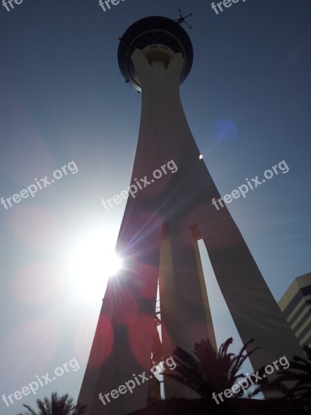 Las Vegas Tower Las Vegas Skyline Free Photos