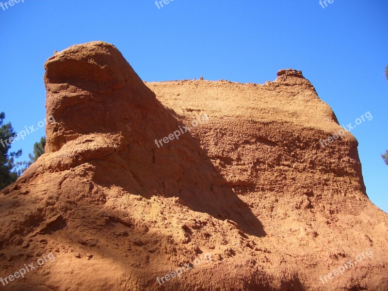 Sand Stone Erosion Hill Sandy Ocher