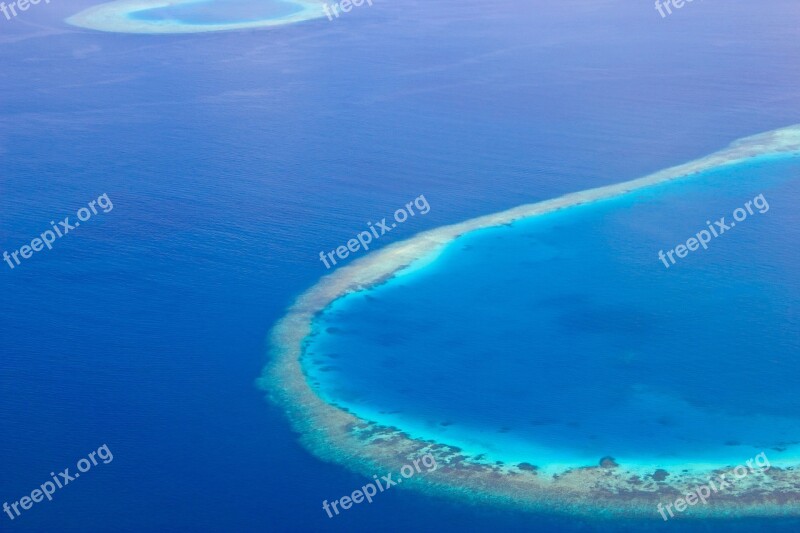 Maldives Island Ocean Beach Tropical