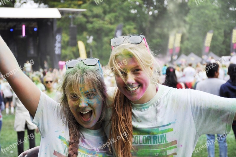 Friends Color Run Training Competition Lund