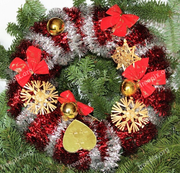 Christmas Wreath Poinsettia Christmas Christmas Decoration Decoration